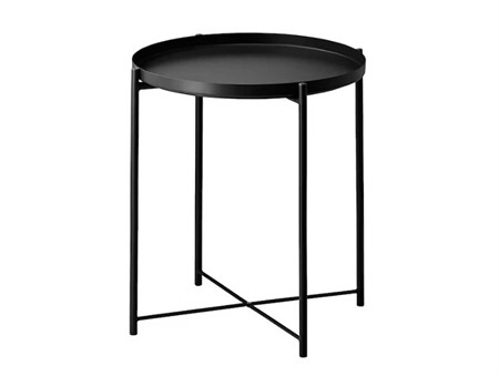 Soffbord, Marcus, 45cm ø, svart